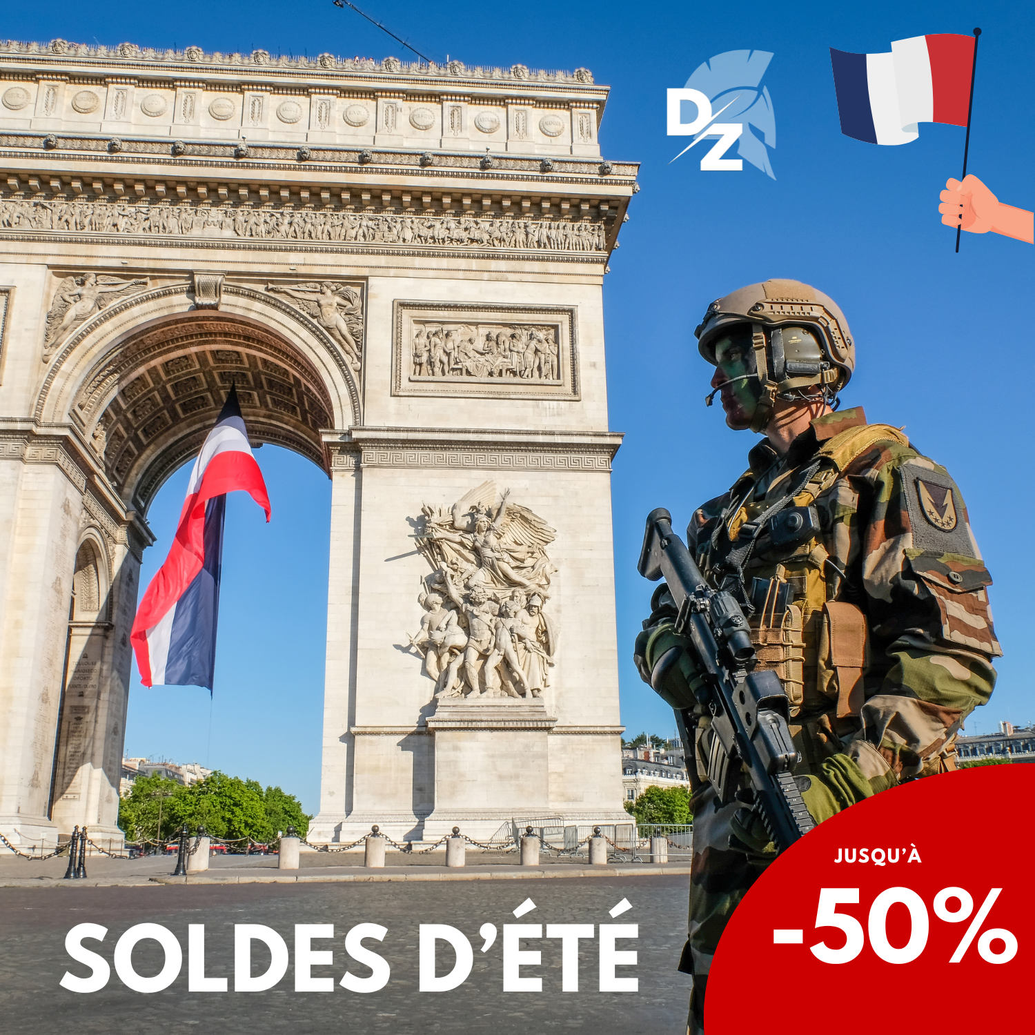 Défense Zone ad preview